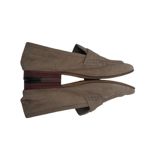 H&M Brown Suede Slip On Flat Loafer Size 37 Women's - Picture 7 of 9